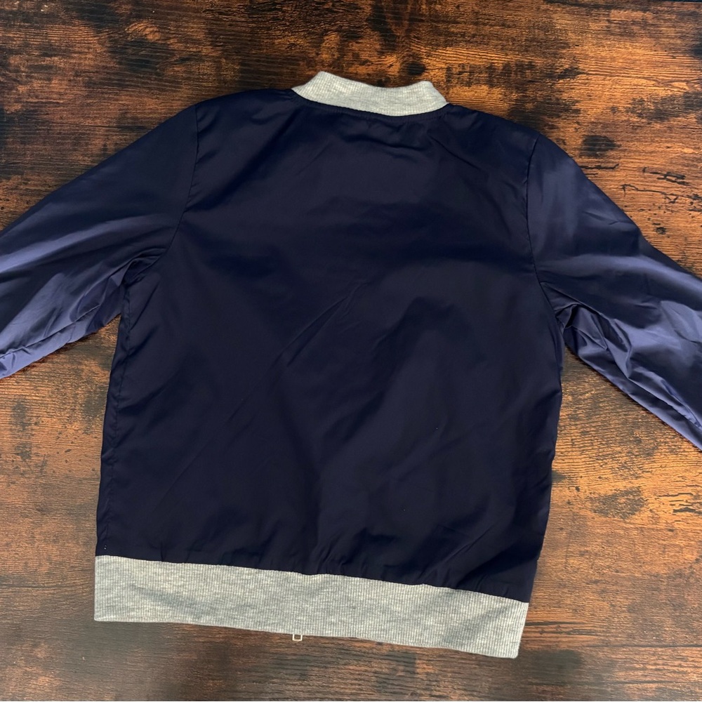 7 for All Mankind Boys Navy and Gray Jacket, 3T